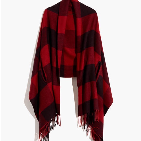 Madewell Buffalo Check Cape - Picture 4 of 6